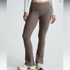 NWT Beyond Yoga Spacedye Foldover Flared Pants